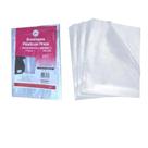 Envelope plástico fino Oficio 4 furos para fichario pasta catalogo240mm x 330mm pacote com 100 unidades