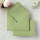 Envelope Ponatia A1 9x13 cm, verde sálvia, pacote com 50 Envelope Ponatia A1 9x13 cm, verde sálvia, pacote com 50