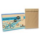 Envelope saco kraft natural 75g 240x340 kft34 Romitec 100 UN
