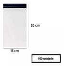 Envelope seguranca 15cmx20cm 100un/pct