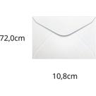 Envelope Visita 72X108MM 63G Branco Caixa com 500 Unidades