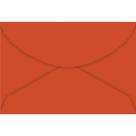 Envelope Visita Colorido Vermelho Color PLUS 80G - Caixa com 100 Unidades