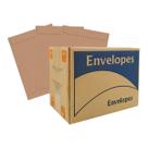 Envelopes 229mm x 324mm Liso A4 Ofício 250 Unidades Pardo