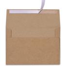 Envelopes de papel kraft marrom AZAZA A7 13,3 x 18,4 cm (pacote com 100)