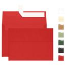 Envelopes Goefun A7 Red, pacote com 100 selos Self Seal, 13x18cm, 120gsm