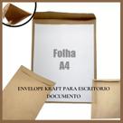 Envelopes Kraft 100 unid Pardo Marrom Para Escritórios E Marketing