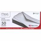 Envelopes Mead No. 10, branco liso, 50 unidades, 10" x 24 cm