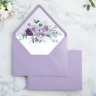 Envelopes PONATIA A7 Euro Flap Lilac Flowers 50 unidades 135 x 185 mm Envelopes PONATIA A7 Euro Flap Lilac Flowers 50 unidades 135 x 185 mm