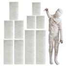 Envoltório de bandagem Halloween Mummy de 10 rolos de 50 jardas para mulheres e crianças