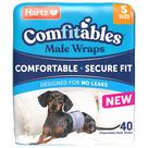 Envoltórios descartáveis para cães machos Hartz Comfitables Small 40Count