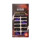 Envoltórios para unhas KISS mani POP Halloween Glow 16 quilates