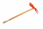 Enxadinha Sacho Duas pontas Cabo 60cm Para Jardinagem