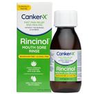 Enxaguante bucal Canker-X Rincinol Oral Rinol 118 ml para adultos e 6 ou mais crianças