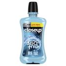 Enxaguante Bucal Closeup Ice Proteção 360 Fresh Zero Álcool Leve 500ml Pague 350ml