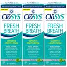 Enxaguante bucal CloSys Fresh Breath Sensitive 960 ml (pacote com 3)