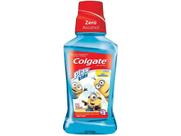Enxaguante Bucal Colgate Plax Kids Minions com Flúor Sem Álcool Tutti-Frutti com 250ml