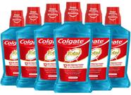 Enxaguante bucal Colgate Total Pro-Shield 500 ml sem álcool (pacote com 6)