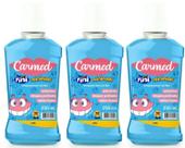 Enxaguante Bucal Com Flúor Dentaduras Carmed 250ml Kit com 3 Enxaguante Bucal Com Flúor Dentaduras Carmed 250ml Kit com 3