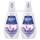 Enxaguante bucal Crest 3D White Brilliance, clareador, sem álcool, 2x1L
