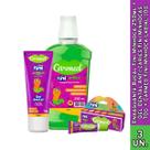 Enxaguante Bucal Fini Minhoca 250ml + Gel Dental Anti-cáries Fini Minhocas 70g + Carmed Fini Minhoca Labial 10g