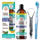 Enxaguante Bucal GuruNanda com Óleo de Coco - 236,5ml - Hálito Fresco