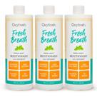 Enxaguante bucal Oxyfresh Fresh Breath Fresh Mint 480 ml (3 frascos)