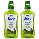 Enxaguante Bucal Spry com Xilitol - Sem Flúor - 2 Unidades de 480ml