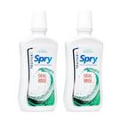 Enxaguante bucal Spry Natural Xilitol Sem Fluoreto de Esmalte Suporta 480 mL