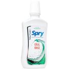 Enxaguante bucal Spry Xilitol, sem fluoreto de xilitol, suporte de esmalte 480 ml