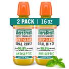 Enxaguante bucal TheraBreath Deep Clean Antigengivite 480 ml (pacote com 2)