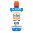 Enxaguante bucal TheraBreath Fresh Breath Oral Ringue 1 L de menta gelada