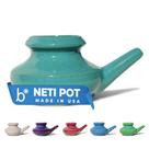 Enxágue nasal cerâmico artesanal Neti Pot Baraka 300 ml de jade