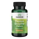 Enzima de papaína de mamão Swanson 100 mg 90 cápsulas veganas