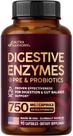 Enzimas Digestivas NutraHarmony 750 mg com Probióticos 90 Cápsulas