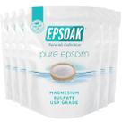 Epsom Salt Epsoak USP Sulfato de Magnésio 5,4 kg (sacos de 6 x 0,9 kg)