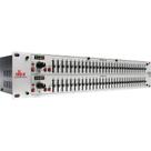 Equalizador dbx 231s de canal duplo de 31 bandas com faixa de 6 ou 12 dB