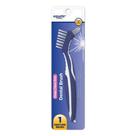 Equate Escova De Dentadura Com Deepclean Pick Branco E Azul