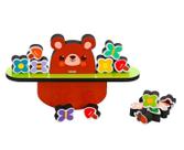 Equilibre o Ursinho Brinquedo Educativo - Babebi