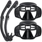 Equipamento de mergulho Skarif Dry Top, máscara de snorkel para adultos, 2 pacotes