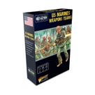 Equipe de armas do USMC em miniaturas Warlord Bolt Action 1:56 da Segunda Guerra Mundial