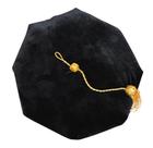 Equipe de doutorado Newrara Black Velvet com borla de ouro