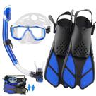 Equipo de Snorkel DiVLMT para Adultos con Aletas y Máscara de Buceo