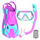 Equipo de Snorkel Forshine para Niños con Máscara, Aletas y Tubo Seco
