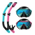 Equipo de Snorkel Qheng con Tubo Seco y Mascara para Buceo para Adultos Equipo de Snorkel Qheng con Tubo Seco y Mascara para Buceo para Adultos