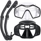 Equipo de Snorkel Skarif Máscara de Snorkel Seco para Adultos 2 Paquetes