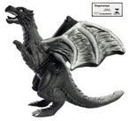 Era dos Dragoes Preto Mister Brinque Dragao com Som Tamanho 38cm Brinquedo Infantil Recreativo