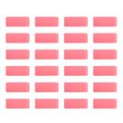 Eraser Amazon Basics Retangular Rosa 24 unidades