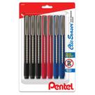 Eraser Pentel Clic Eraser Grip Retrátil, Pacote com 7