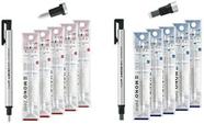 Eraser Tombow Mono Zero em estilo caneta com 2 borrachas e 20 recargas