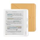 eReader Kobo Libra, cor branca, com estojo, 32 GB de armazenamento